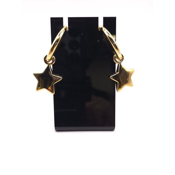 ✨ Celestial Star Hoop Earrings - Pure Golden Vibes ✨ - Picture 4 of 5